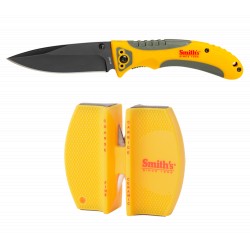 Pack couteau et aiguiseur de poche Trailbreaker SMITH'S - 1
