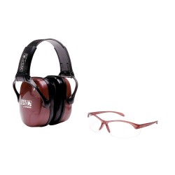 Casque de protection auditive & lunette de protection pour le tir HOWARD spécial femme - 2