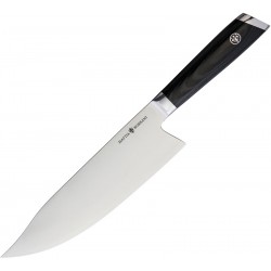 Couteau de Chef Bowie San Maï lame lisse 20.3cm MATTIA BORRANI - C1001 - 1