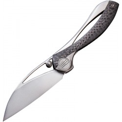 Couteau Pleroma lame lisse Acier Bohler M390 7.5cm - 821A WE KNIFE - 5
