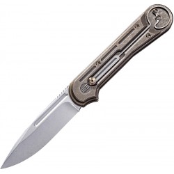 Couteau Double Helix lame lisse Acier CPM S35V 8.4cm - 815B WE KNIFE - 5