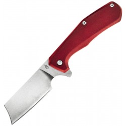 Couteau Asada lame 8cm manche aluminium Rouge GERBER - 1